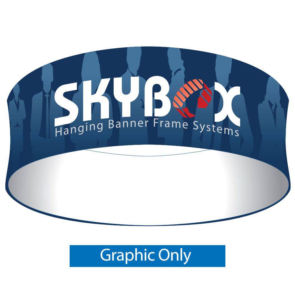 10 x 2 ft. Hanging Banner Circle Single-Sided (Graphic Only) - Print Banners NYC