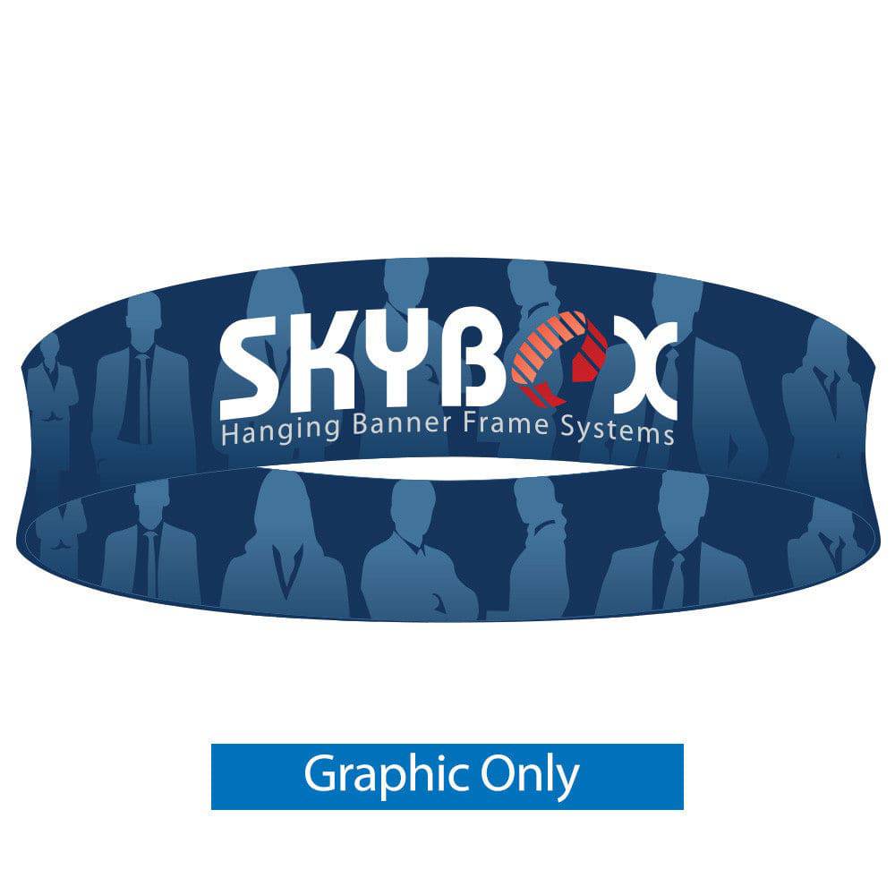 15 x 4 ft. Hanging Banner Circle Double-Sided (Graphic Only) - Print Banners NYC