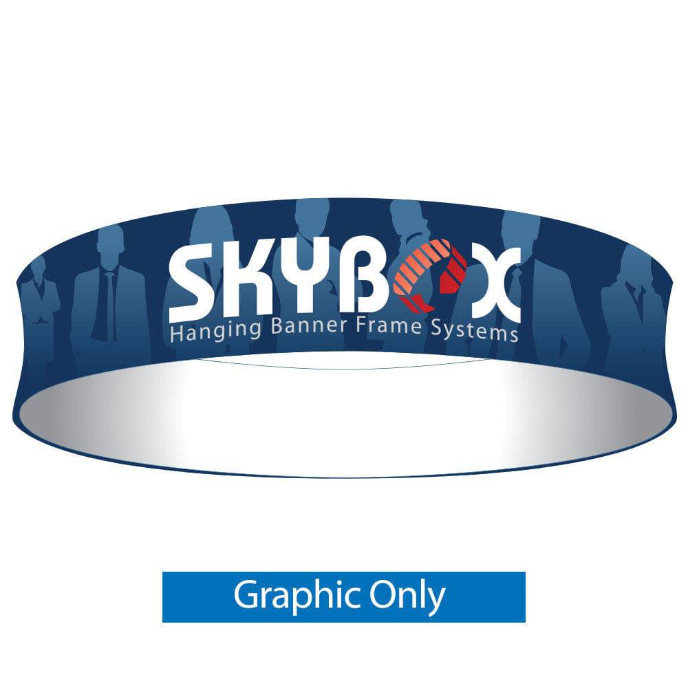 15 x 4 ft. Hanging Banner Circle Single-Sided (Graphic Only) - Print Banners NYC