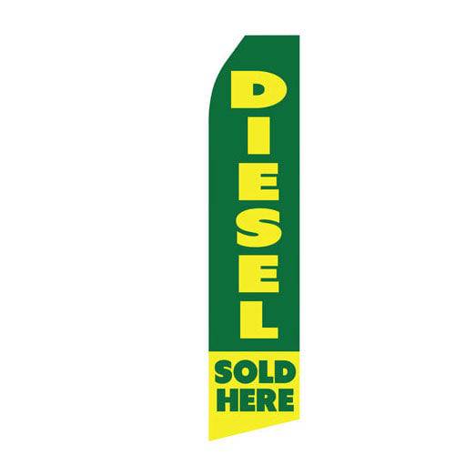 Diesel Sold Here Econo Stock Flag - Print Banners NYC