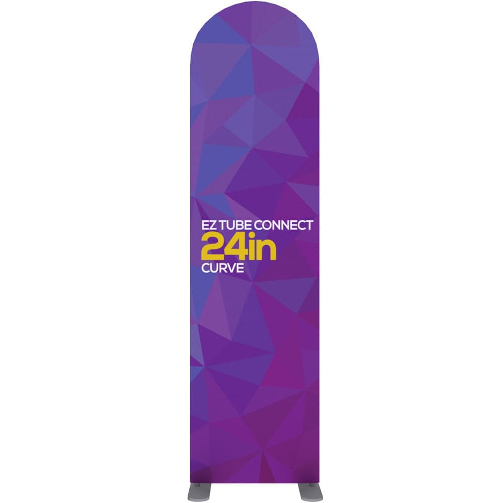 2 ft. EZ Tube® Connect Curved Top Double-Sided (Graphic Package) - Print Banners NYC