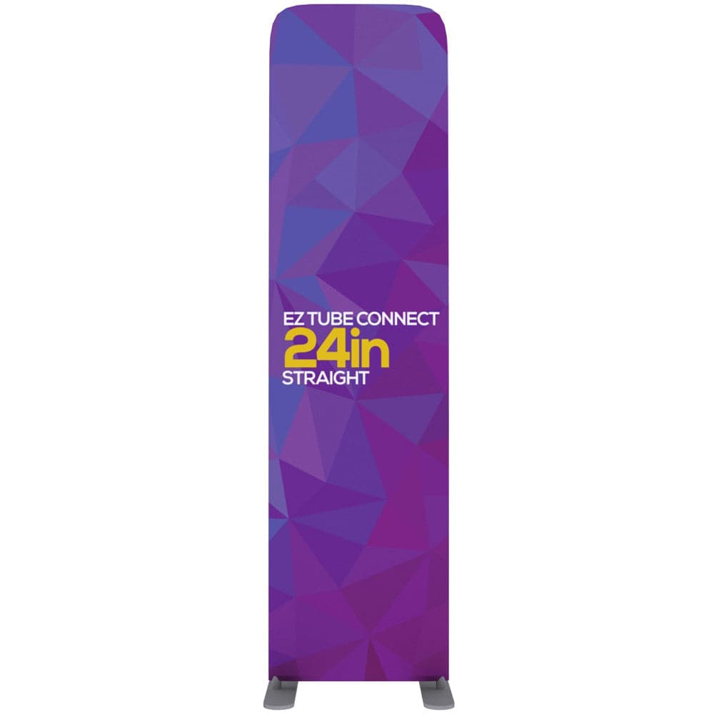 2 ft. EZ Tube® Connect Straight Top Double-Sided (Graphic Package) - Print Banners NYC