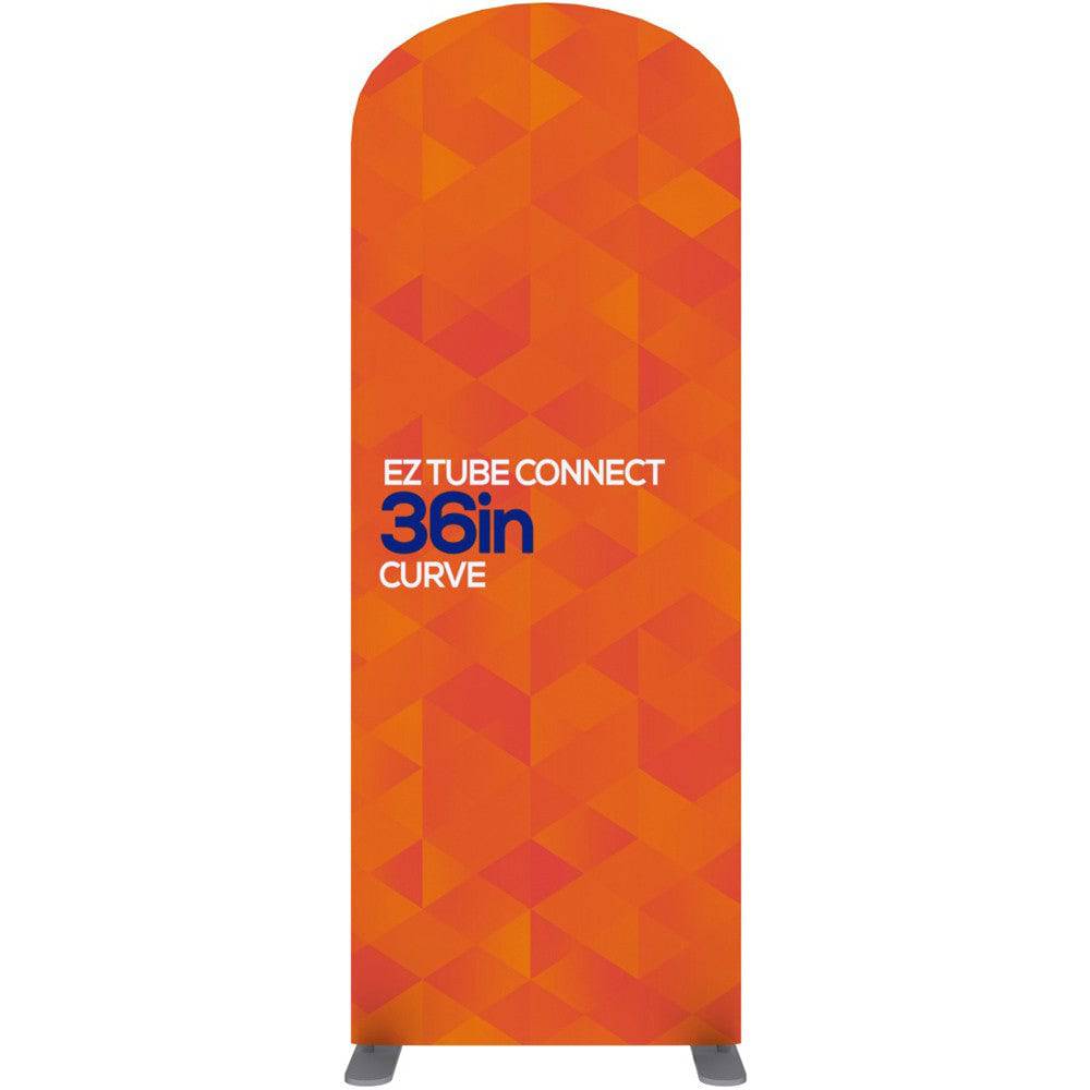 3 ft. EZ Tube® Connect Curved Top Single-Sided (Graphic Package) - Print Banners NYC