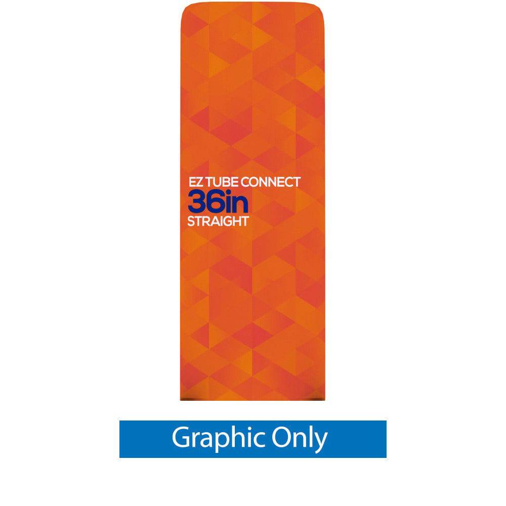 3 ft. EZ Tube® Connect Straight Top Double-Sided (Graphic Only) - Print Banners NYC