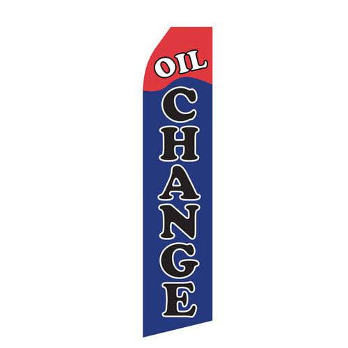 Oil Change Econo Stock Flag - Print Banners NYC