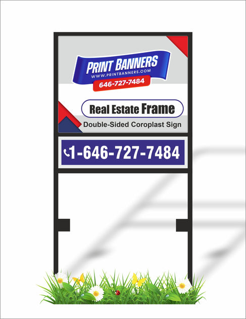 Real Estate Frame | Print Banners NYC