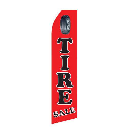 Tire Sale Econo Stock Flag - Print Banners NYC