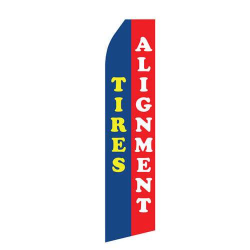 Tires Alignment Econo Stock Flag - Print Banners NYC