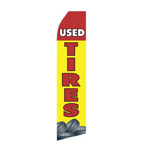 Used Tires Econo Stock Flag - Print Banners NYC